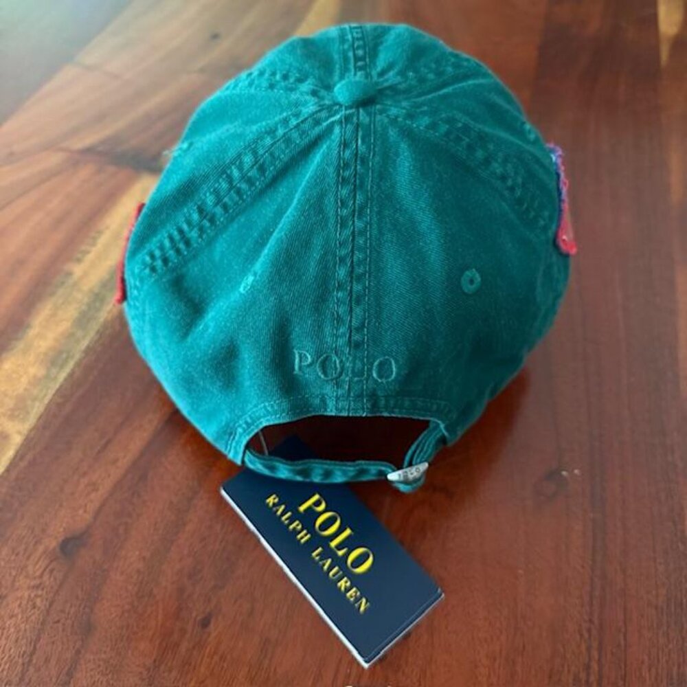 NWT POLO RALPH LAUREN 1 OF 1 CANOE KAYAK CLUB RL67 RL32 PATCH STRAPBACK CAP HAT - Picture 8 of 10